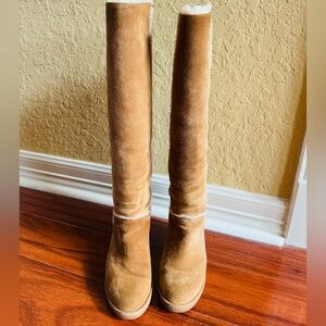 UGG KASEN TALL - authentic Kasen Tall Suede & Sheepskin Boots
